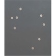 Quartet Matrix Signage Magnet - 50 / Pack - Silver