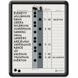 Quartet Porcelain Magnetic In and Out Board - 14" x 11" - Porcelain Surface - Aluminum Frame - White Quartet Porcelain Magnetic In and Out Board - 14" x 11" - Porcelain Surface - Aluminum Frame - White