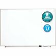 Quartet Matrix Magnetic Board - 23" x 34" - Woven Fabric Surface - Aluminum Frame - Gray
