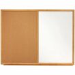 Quartet Combination Cork and Melamine Board - 3' x 2' - Oak Frame - White Quartet Combination Cork and Melamine Board - 3' x 2' - Oak Frame - White