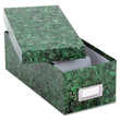 Esselte Box Files with Lid - 1200 x Card4" Width x 6" Depth - Marble Green