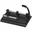 Master 1000 Series Three-Hole Punch - 3 Punch Head(s) - Adjustable - 40 Sheet Capacity - 0.28" - Black Master 1000 Series Three-Hole Punch - 3 Punch Head(s) - Adjustable - 40 Sheet Capacity - 0.28" - Black