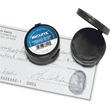 Baumgartens Fingerprint Ink Pad - 1.62" x 1.62" x 0.5" - Black Ink