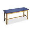 Hausmann Exam Table - Rectangle - 27 x 72 x 31 x 2 - Oak Leg