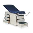 Hausmann XL Power Back Exam Table - 5 Drawer - 33 x 30 x 9 - Slate Blue