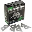 PHC S4/S3 Safety Cutter Replacement Blade - Straight Style - Steel - 100 / Box - Silver