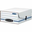 Bankers Box Liberty Binder Pak Storage Box - Internal Dimension 4.37" Height x 9.12" Width x 11.38" Depth x - External Dimensions 4.75" Height x 9.75" Width x 11.87" Depth - Plastic - White, Blue Bankers Box Liberty Binder Pak Storage Box - Internal Dimension 4.37" Height x 9.12" Width x 11.38" Depth x - External Dimensions 4.75" Height x 9.75" Width x 11.87" Depth - Plastic - White, Blue