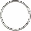 Acco Loose Leaf Ring Binder - 1.5" Diameter - For Loose-leaf, Protection - Stainless Steel - 100 / Box - Silver