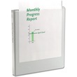Wilson Jones Round Ring View Binder - Letter - 8.5" x 11" - 0.5" Capacity - 1 Each - White, Clear, Clear