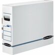 Bankers Box X-ray Storage Box - Internal Dimension 15" Height x 5" Width x 18.75" Depth x - External Dimensions 15.75" Height x 5.25" Width x 19.75" Depth - White, Blue