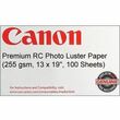 13 in. x 19 in.  Canon Premium RC Photo Luster 255gsm (100 Sheets)