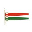 Unimed-Midwest Exam Room Status Signal Flag - 5.5" x 7.25" - Scratch-resistant - Plastic - Red, Green