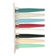 Unimed-Midwest Exam Room Status Signal Flag - 12.37" x 7.25" - Scratch-resistant - Plastic - Teal, Gray, Steel Blue, Burgundy, White, Black, Mauve, Sea Spray