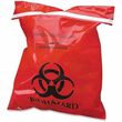 Unimed-Midwest Stick-On Biohazard Infectious Waste Bag - Contaminated Waste Bag10" x 9" - 2mil Thickness - 100 / Box - Red Unimed-Midwest Stick-On Biohazard Infectious Waste Bag - Contaminated Waste Bag10" x 9" - 2mil Thickness - 100 / Box - Red