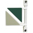 Unimed-Midwest Exam Room Triangular Status Signal Flag - Scratch-resistant - Plastic - Forest Green, Beige