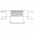 Unimed-Midwest Dual Wire Glove Box Holder - 3.5" x 11" x 3" - 1 Each - White Unimed-Midwest Dual Wire Glove Box Holder - 3.5" x 11" x 3" - 1 Each - White