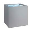 Safco Geometric Cubes With File Drawers and Base - External Dimensions 15" Height x 15" Width x 15" Depth - Plastic - Silver