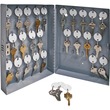 Sparco All-Steel Hook Design Key Cabinet - 10" x 3" x 12" - Gray