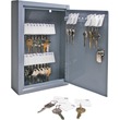 Sparco All Steel Hook Design Key Cabinet - 8" x 2.62" x 12.12" - Steel - Security Lock - Gray