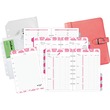 Day-Timer Pink Ribbon Starter Set - Monthly - 5.5" x 8.5" - Leather - Pink Day-Timer Pink Ribbon Starter Set - Monthly - 5.5" x 8.5" - Leather - Pink