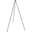 Lorell Heavy duty Adjustable Display Folding Easel - 31" x 63" - Black Lorell Heavy duty Adjustable Display Folding Easel - 31" x 63" - Black