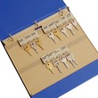 MMF Key Panel - 9" Length - 22 Key Capacity - Rectangular - Plastic - 1 Each - Beige