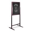 Ghent Sentry Free Standing Message Center - 3ft x 2ft - Aluminum Frame Ghent Sentry Free Standing Message Center - 3ft x 2ft - Aluminum Frame