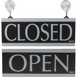 U.S. Stamp & Sign Century Series Open /Closed Sign - "Open/Closed" Preprinted - 13" x 5" - Black U.S. Stamp & Sign Century Series Open /Closed Sign - "Open/Closed" Preprinted - 13" x 5" - Black