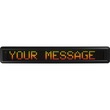 Moving Message LED Sign - "Customizable - 29" x 4.5" - Black Moving Message LED Sign - "Customizable - 29" x 4.5" - Black