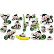 Trend Monkey Mischief Bulletin Board Set - 12" x 16.5"
