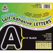 Pacon Self-Adhesive Removable Letters - 78 Character - 4" - Black Pacon Self-Adhesive Removable Letters - 78 Character - 4" - Black