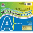 Pacon Self-Adhesive Removable Letters - 78 Character - 4" - Blue Pacon Self-Adhesive Removable Letters - 78 Character - 4" - Blue