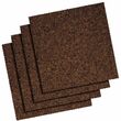 Quartet Dark Cork Panel - 1ft x 1ft - Cork Surface - Brown Quartet Dark Cork Panel - 1ft x 1ft - Cork Surface - Brown