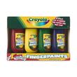 Crayola Washable Fingerpaint - 5 ozCarton - Green, Yellow, Blue, Red Crayola Washable Fingerpaint - 5 ozCarton - Green, Yellow, Blue, Red