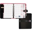 Day-Timer Leather Starter Set - 5.5" x 8.5" - 1" Capacity - 1 Each - Black