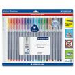 Staedtler Triplus Fineliner Pen - 0.3 mm Pen Point Size - Assorted Ink - 20 / Pack Staedtler Triplus Fineliner Pen - 0.3 mm Pen Point Size - Assorted Ink - 20 / Pack