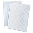 Ampad Faint Blue Ink Quadrille Pad - 50 Sheet - 15lb - Quad Ruled - Letter 8.5" x 11" - 1 Pad - White