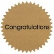 First Base Gold Imprintable Seal - For Certificate, Award First Base Gold Imprintable Seal - For Certificate, Award