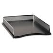 Rolodex Distinctions Legal/Letter Tray - 2.38" x 10.38" x 14" - Metal, Wood - Black, Gunmetal Rolodex Distinctions Legal/Letter Tray - 2.38" x 10.38" x 14" - Metal, Wood - Black, Gunmetal