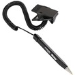 MMF Wedgy Clip Security Pen - Blue Ink - Black Barrel - 1 MMF Wedgy Clip Security Pen - Blue Ink - Black Barrel - 1