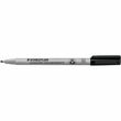 Lumocolor Staedtler Medium Fibre-Tip Ink Pen - Ink Color: Black - 12 / Dozen