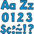 Trend Pin-up Ready Letter - 83 Lowercase Letters, 59 Capital Letter, 36 Punctuation Marks, 18 Spanish Accent Mark - 4" - Blue