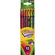 Crayola Twistable Colored Pencil - Barrel Color: Clear - 12 / Pack Crayola Twistable Colored Pencil - Barrel Color: Clear - 12 / Pack
