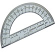 CLI 6" Open Center Protractor - Plastic - Clear