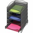 Safco 5 Drawer Mesh Desktop Organizer - 15.25" x 10.25" x 12.75" - Steel - Black Safco 5 Drawer Mesh Desktop Organizer - 15.25" x 10.25" x 12.75" - Steel - Black