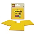 Post-it Super Sticky Recycled Note - Self-adhesive - 3" x 3" - Yellow - Paper - 3 / Pack Post-it Super Sticky Recycled Note - Self-adhesive - 3" x 3" - Yellow - Paper - 3 / Pack