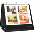 Lion Insta-Cover Ring Easel Binder - Letter - 8.5" x 11" - Horizontal - 1.5" Capacity - 1 Each - Black Lion Insta-Cover Ring Easel Binder - Letter - 8.5" x 11" - Horizontal - 1.5" Capacity - 1 Each - Black