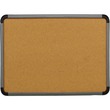Iceberg Contemporary Lightweight Cork Board - 36" x 48" - Cork Surface - Polyethylene Frame - Charcoal Iceberg Contemporary Lightweight Cork Board - 36" x 48" - Cork Surface - Polyethylene Frame - Charcoal