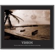 Advantus Motivational "Vision" Poster - 30" Width x 24" Height