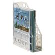 Rubbermaid Techfile Plastic Magazine File Rack - Plastic - Clear